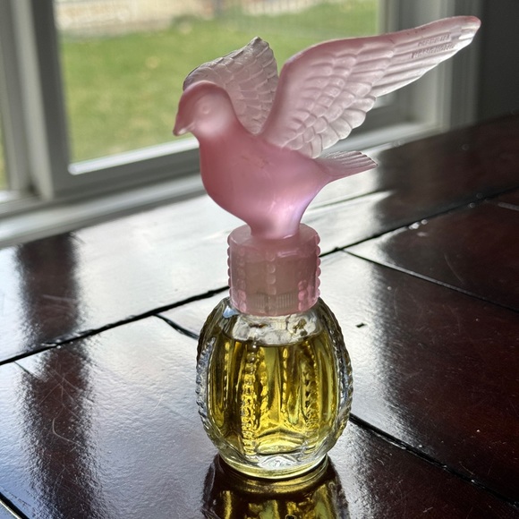 Vintage Delager Royal Dove Pink Bird Perfume Bottle - Picture 5 of 6
